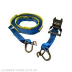 Ratchet Tie Down 25mm x 5mtr LC 750kg With Hook And Keeper