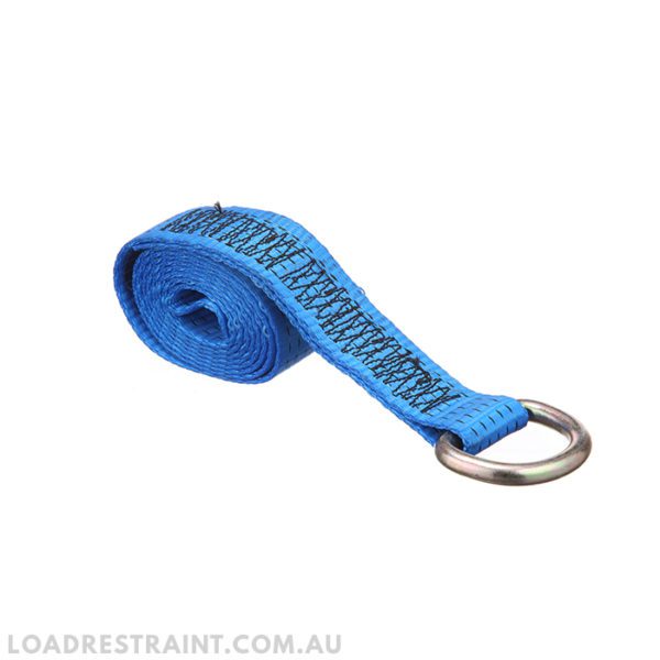 D Ring Strap | 50mm x 2mtr Strap with D Ring - Load Restraint