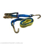Ratchet Tie Down 50mm x 3.5mtr LC 2500kg With 16mm Heavy Duty Single J Hook