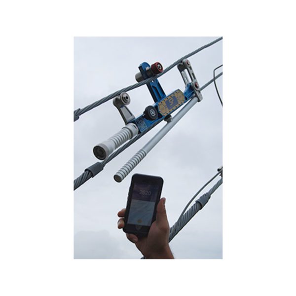 Clamp On Line Tensionmeter COLT Guy wire, steel wire, rope tension