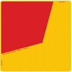 Metal Rear Marker 300mm x 300mm Right Hand Side