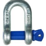 Grade S Dee Shackles - Gold screw Pin