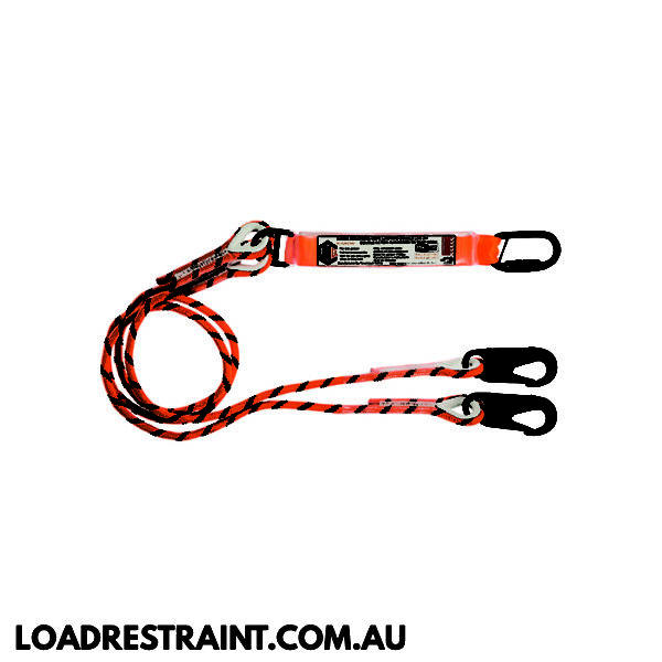 Linq_double_leg_kernmantle_2M_shock_absorb_rope_lanyard_hardware_KD_SNx2_load_restraint_systems