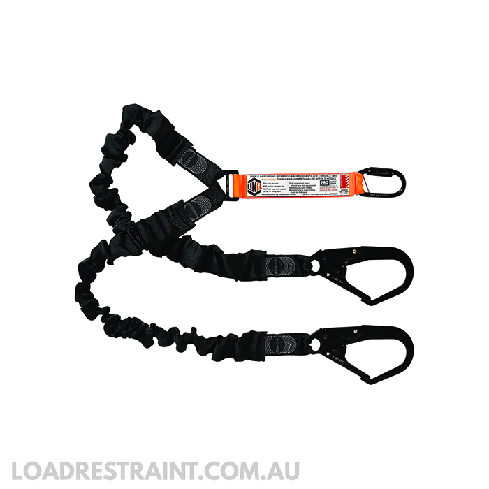 Elite Double Leg Shock Absorbing Elasticated Lanyard Range Load Restraint